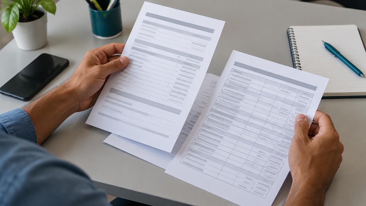 Conferência do extrato e dos documentos para verificar FGTS não depositado